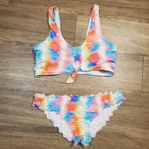 Tie dye bikini set